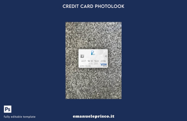 stile verificato Regno Unito Modello frontale con photolook per carta classica p